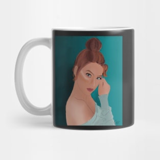 Aoife - Digital Oil Painting Mug